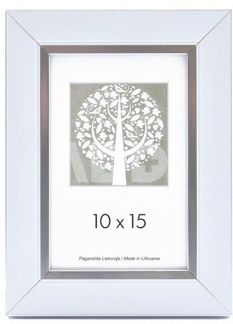 Rėmelis 40x50 plast 1305000 GLORIA White |28mm