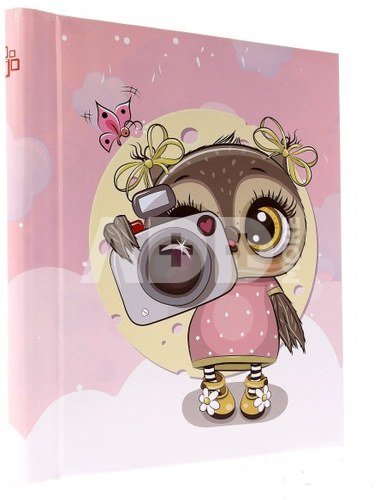 Albumas GED DRS20 CAMERA OWL PINK 22,5x28 | 40 magnet psl | spiralinio rišimo | max 10x15 160