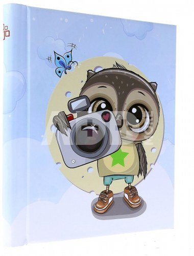 Albumas GED DRS20 CAMERA OWL BLUE 22,5x28 | 40 magnet psl | spiralinio rišimo | max 10x15 160