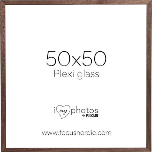 Focus Soul Walnut veneer 50X50 Plexi