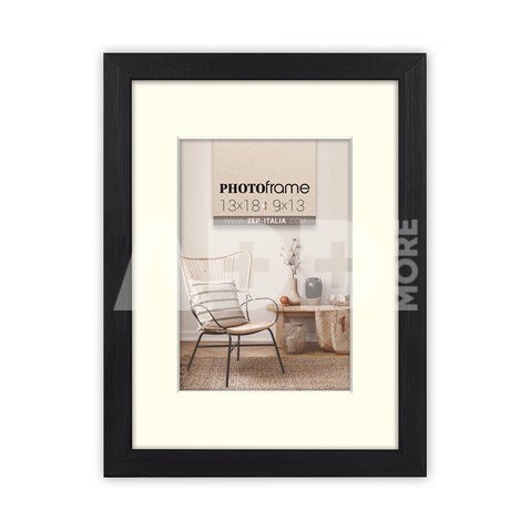 Zep Photo Frame V4530B Malmo Black 20x20/30x30 cm