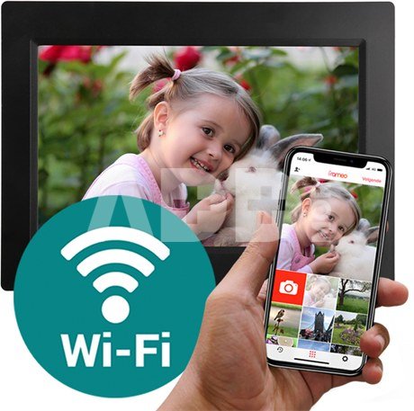 Frameo Digital Photo Frame HF-101B Black 10.1 Inch