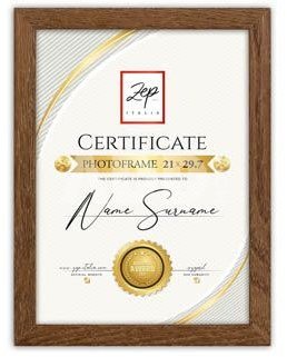 Zep V4729N Certificate Brown 29,7x42 cm