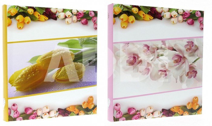 Albumas GED DBCM50 FLOWERLOVE 29x32/100psl | balti lapai | klasikinis | knyginio rišimo | max 10x15 400
