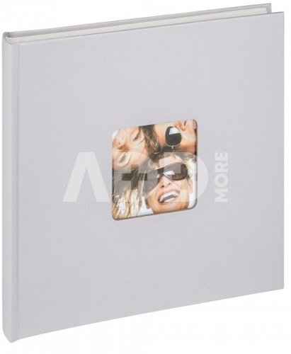 Albumas WALTHER FA-205-D Fun light grey 26X25/40 psl, balti lapai | kampučiai/lipdukai | knyginio rišimo | viršelyje keičiama nuotrauka
