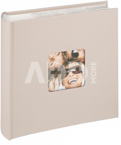 Albumas WALTHER ME-110-E Fun beige 10x15 200, balti lapai | kišeninis | knyginio rišimo | viršelyje keičiama nuotrauka