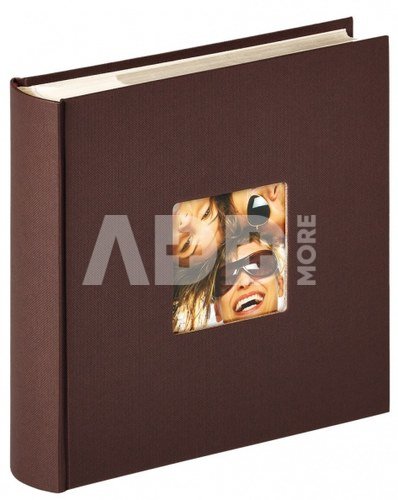 Albumas WALTHER ME-110-P Fun dark brown 10x15 200, balti lapai | kišeninis | knyginio rišimo | viršelyje keičiama nuotrauka