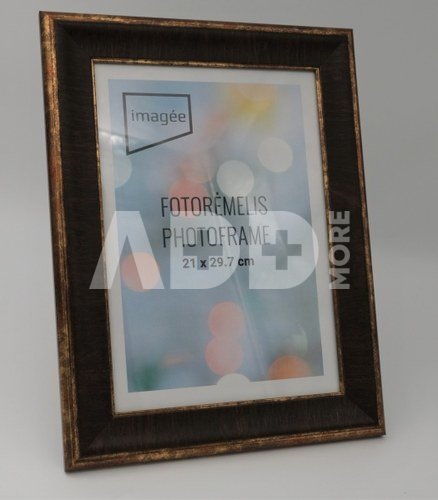 Rėmelis 10x15 plast Nida VF3572 rudas | 41mm