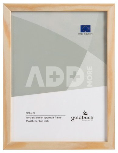 Rėmelis 15x20 med SKANDI naturalus 12 mm