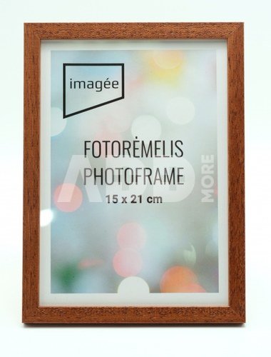 Rėmelis 15x15 med AJUS 1313-18 rudas šv. | 13 mm