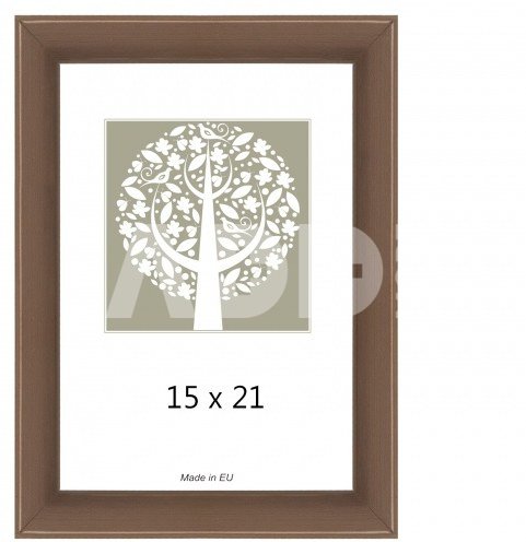Rėmelis 15x21 med 1201379 GAMA rudas | 25 mm