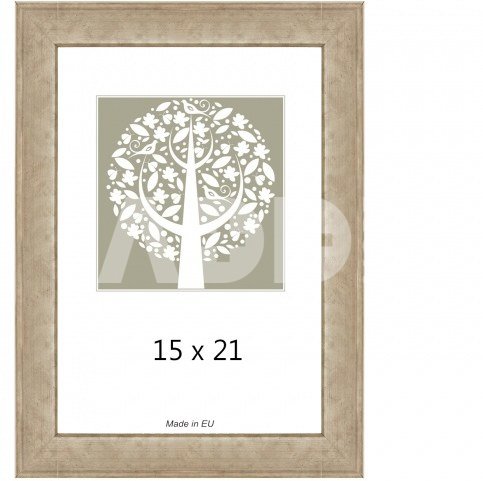 Rėmelis 15x21 med 1201383 GAMA pilkas | 25 mm