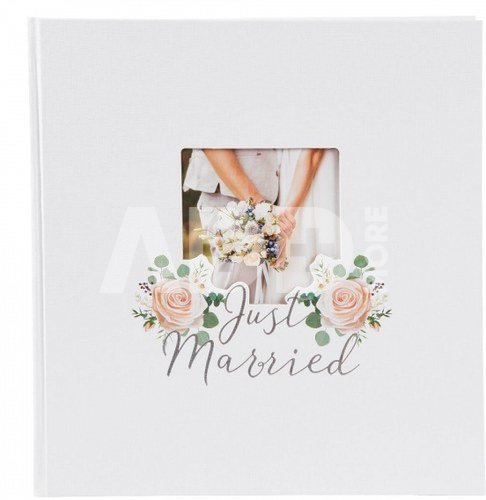 Albumas GOLDBUCH 08 188 Just Married 30x31/60psl | balti lapai | kampučiai/lipdukai | knyginio rišimo [V]