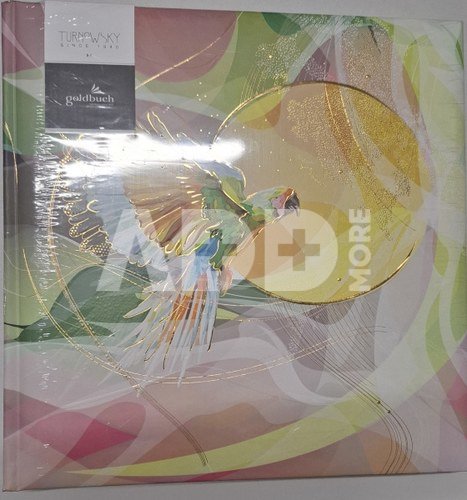 Albumas GOLDBUCH 24742 The Parrot 25x25/60psl | balti lapai | kampučiai/lipdukai | knyginio rišimo