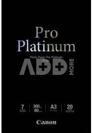 Canon PT-101 A 3, 20 sheet Photo Paper Pro Platinum 300 g