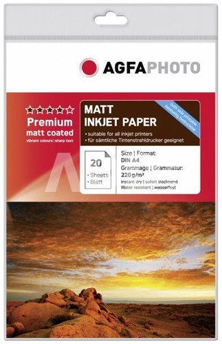 AgfaPhoto photo paper A4 Premium Double Matt 220g 20 sheets