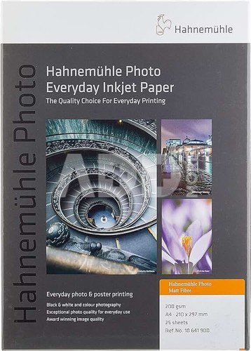 Hahnemühle Photo Matt Fibre A 4 warm-white 200 g 25 Sheets