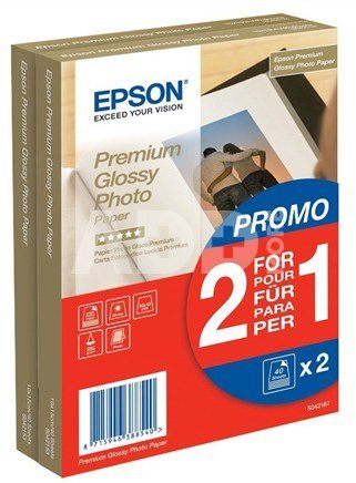 2x 40 Epson Premium Glossy Photo Paper 10x15 cm, 255 g