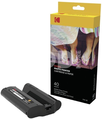 Kodak PHC-40 Photo Printer Dock Cartridge 100 x 148 mm 40 pcs