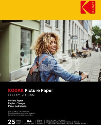 Kodak Picture Paper 230g 11.8 mil Glossy A4x50 (9891266)