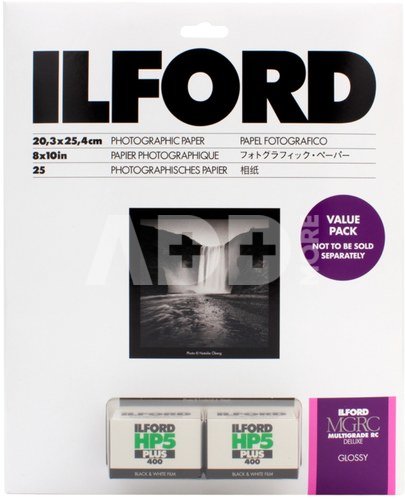 Ilford Multigrade RC deluxe Gloss valuepack incl HP5 Plus films