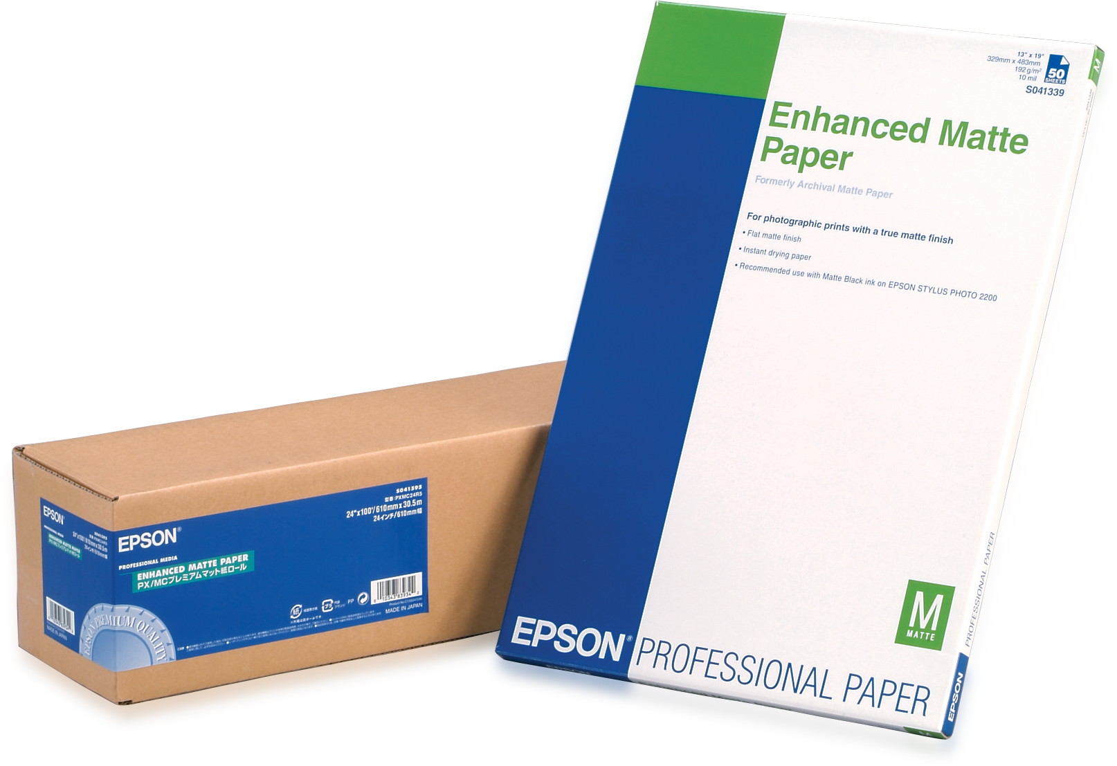 Foto popierius Epson Enhanced Matte Paper Roll A1 (61.0 cmx30.5 m) 189 g/m² 1 roll(s)