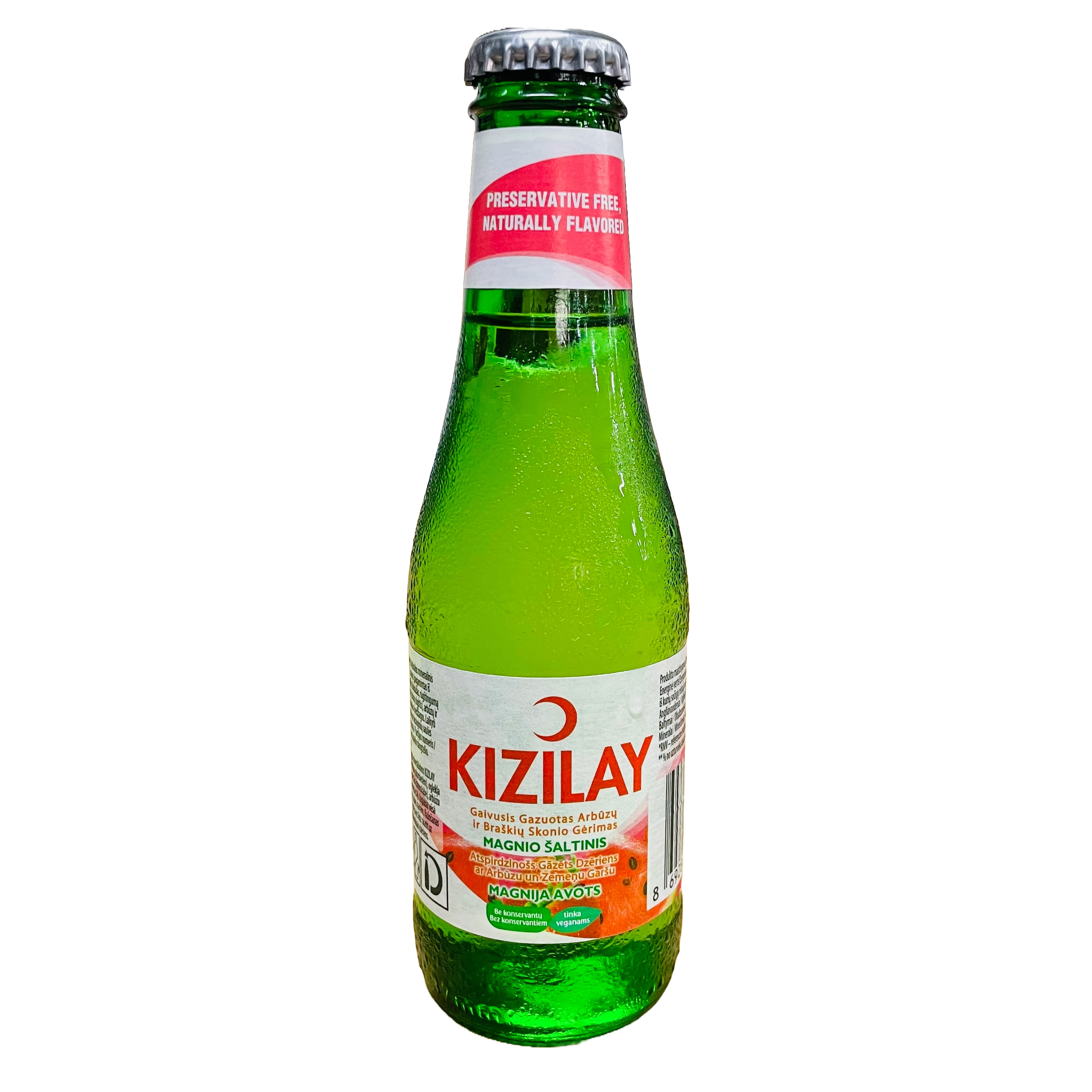 KIZILAY Arbūzų ir braškių skonio gėrimas, 200ml