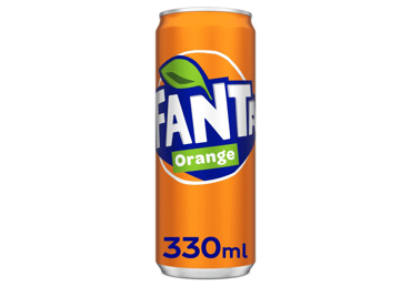 Gaivusis gėrimas FANTA ORANGE, skardinėje, 330 ml