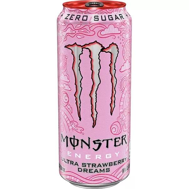 Energinis gėrimas MONSTER ULTRA STRAWBERRY DREAMS, su saldikliais, 500 ml