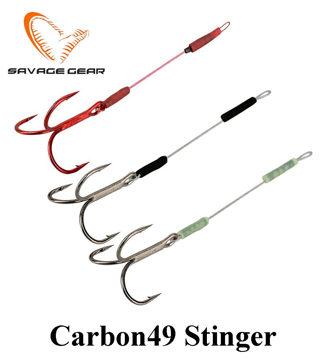 Pavadėlis Savage Gear Carbon49 Stinger #8 5.5cm 13kg .