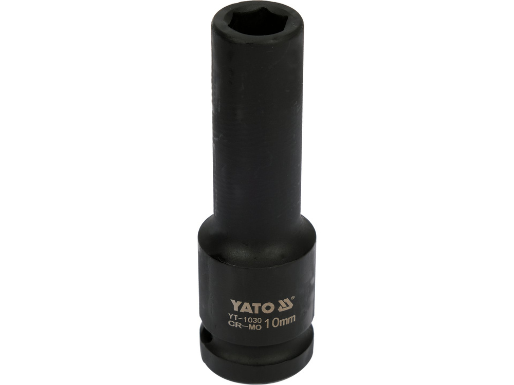 Galvutė smūginė šešiakampė ilga | 12,5 mm (1/2") | 10 mm (YT-1030)