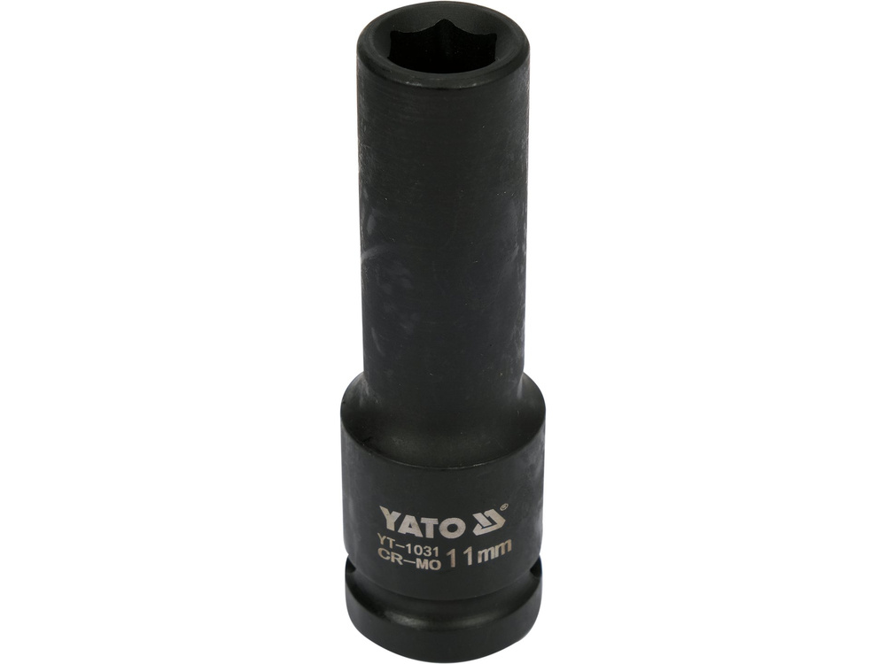 Galvutė smūginė šešiakampė ilga | 12,5 mm (1/2") | 11 mm (YT-1031)