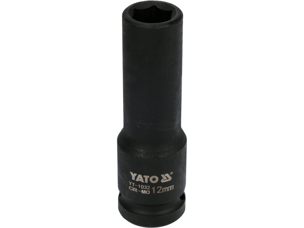 Galvutė smūginė šešiakampė ilga | 12,5 mm (1/2") | 12 mm (YT-1032)