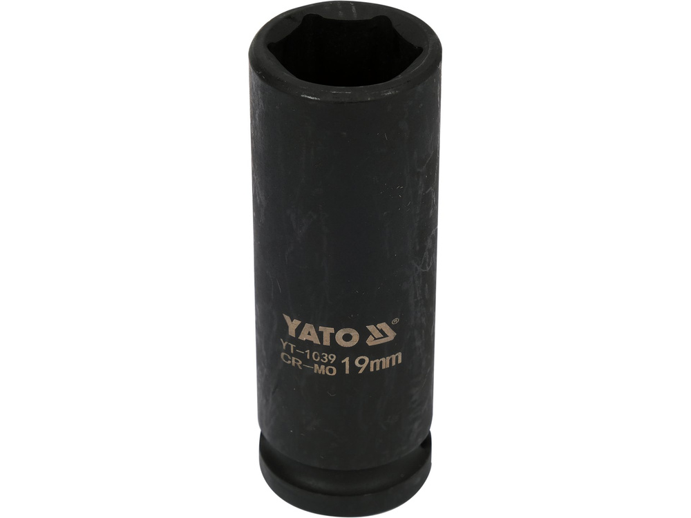 Galvutė smūginė šešiakampė ilga | 12,5 mm (1/2") | 19 mm (YT-1039)