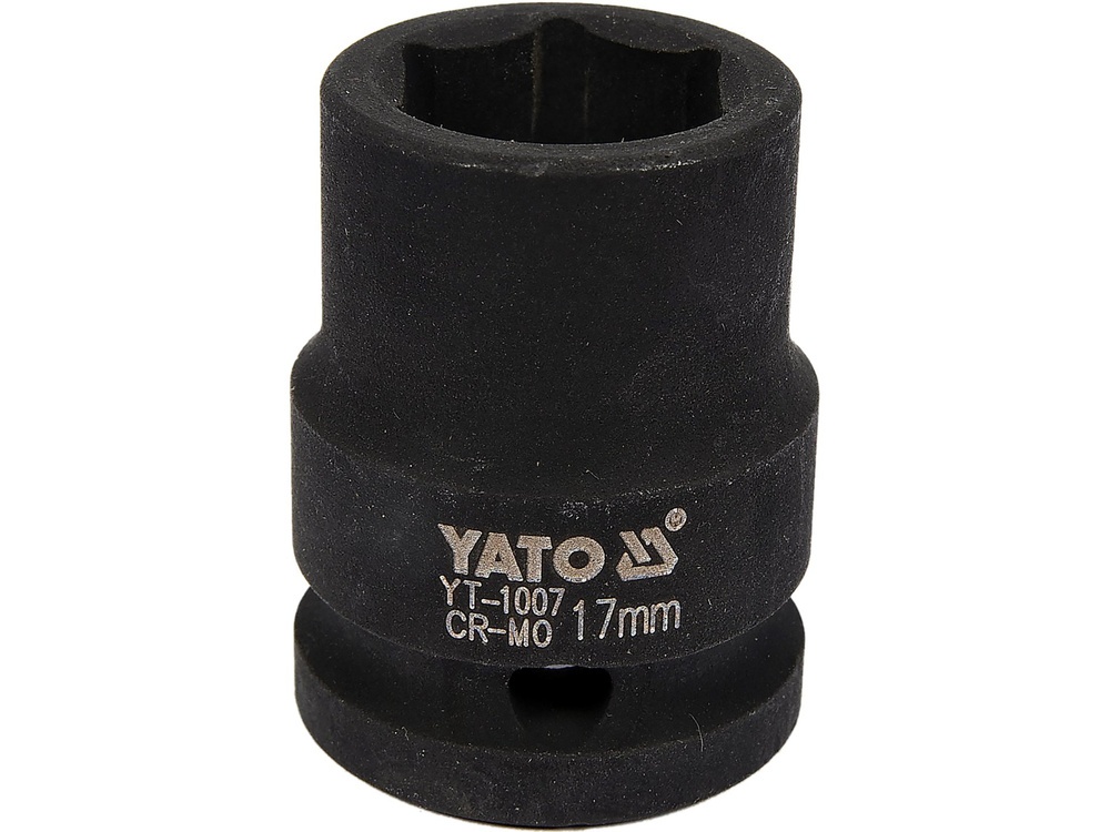 Galvutė smūginė šešiakampė | 12,5 mm (1/2") | 17 mm (YT-1007)