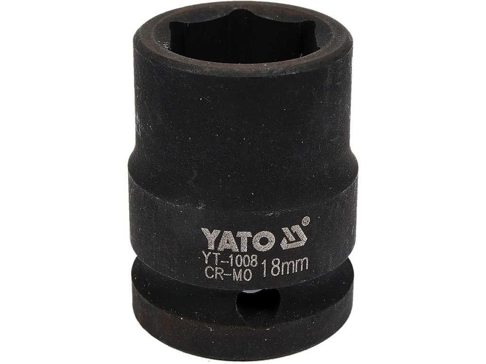 Galvutė smūginė šešiakampė | 12,5 mm (1/2") | 18 mm (YT-1008)