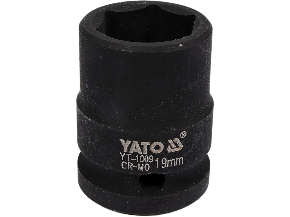 Galvutė smūginė šešiakampė | 12,5 mm (1/2") | 19 mm (YT-1009)