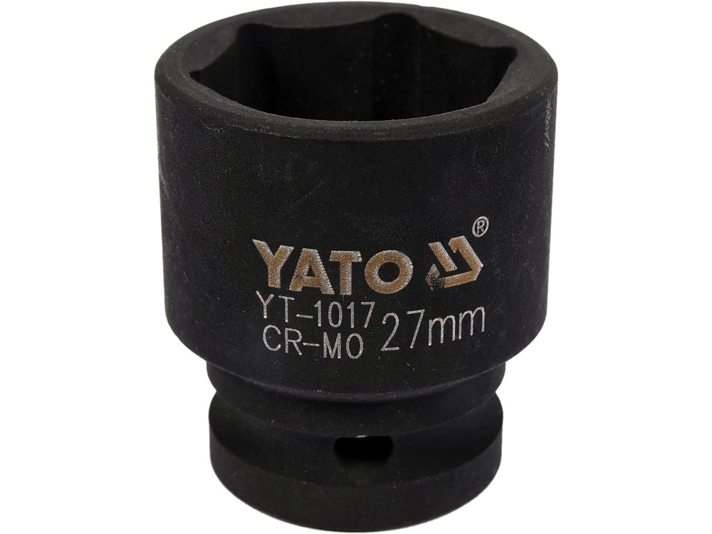 Galvutė smūginė šešiakampė | 12,5 mm (1/2") | 27 mm (YT-1017)