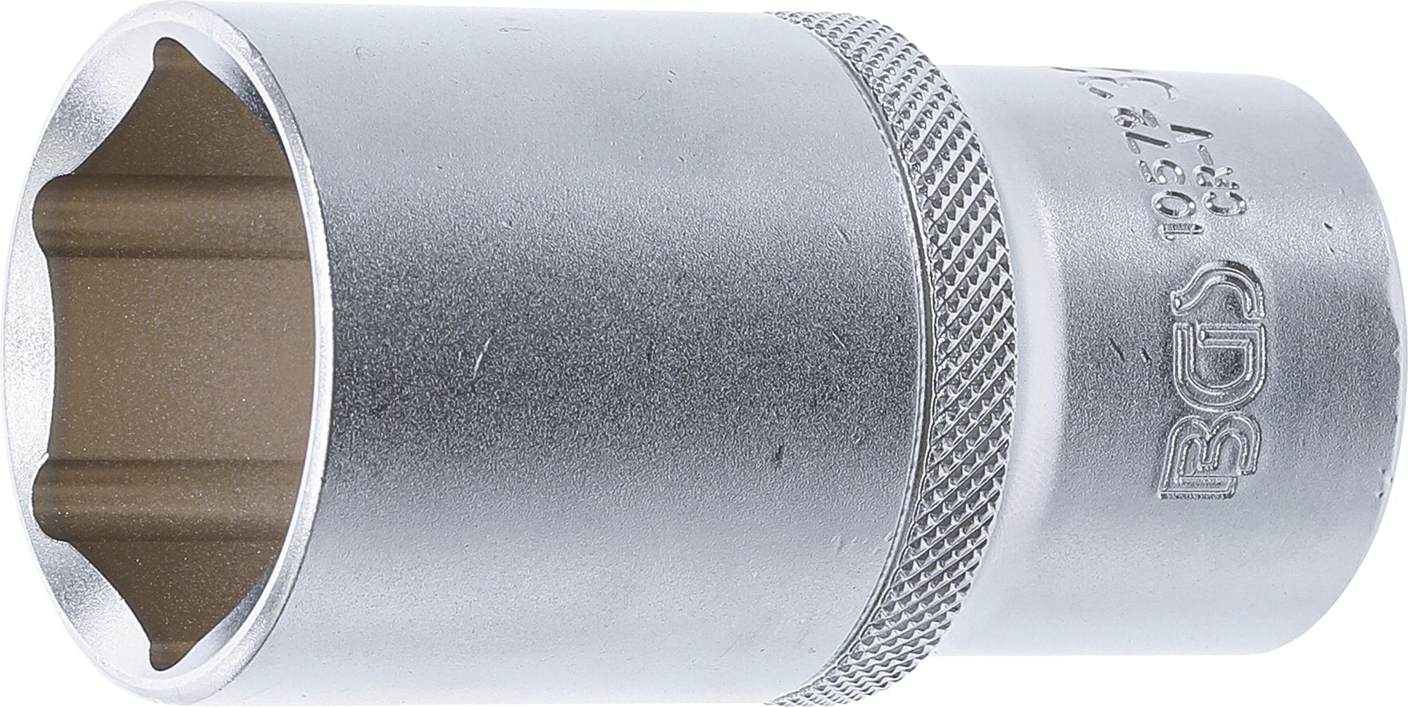 Galvutė šešiakampė ilga | 12,5 mm (1/2") | 32 mm (10572)