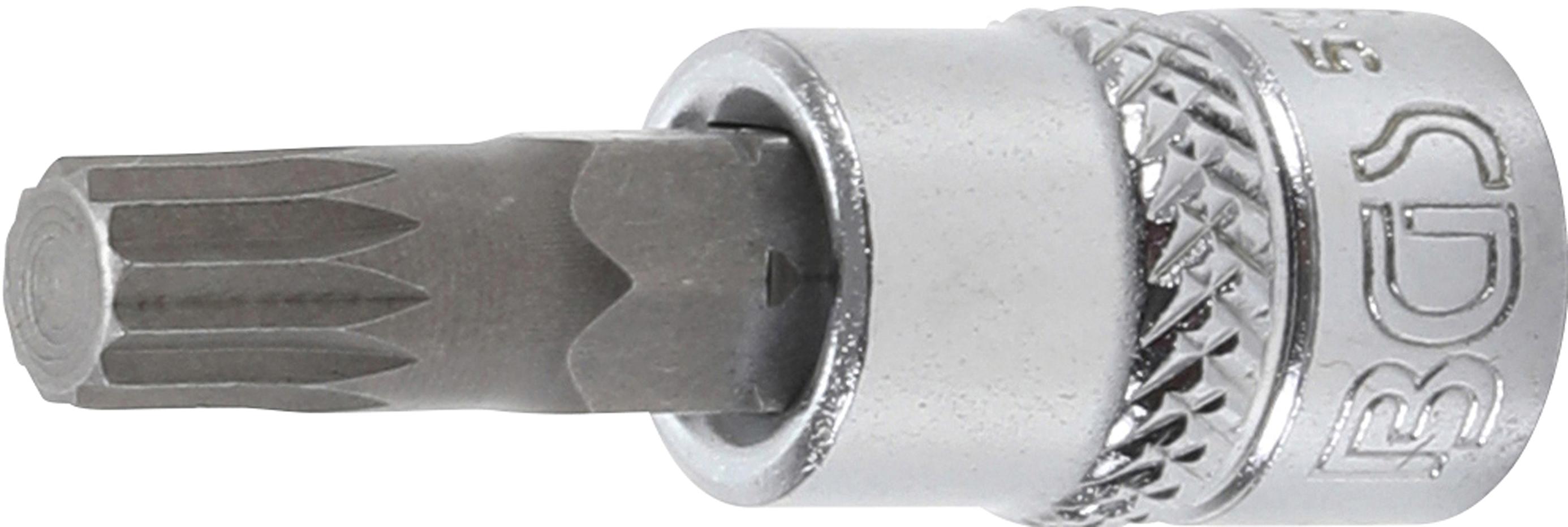 Antgalis įpresuotas į galvutę | 6.3 mm (1/4") | Spline (XZN) M6 (5105-M6)