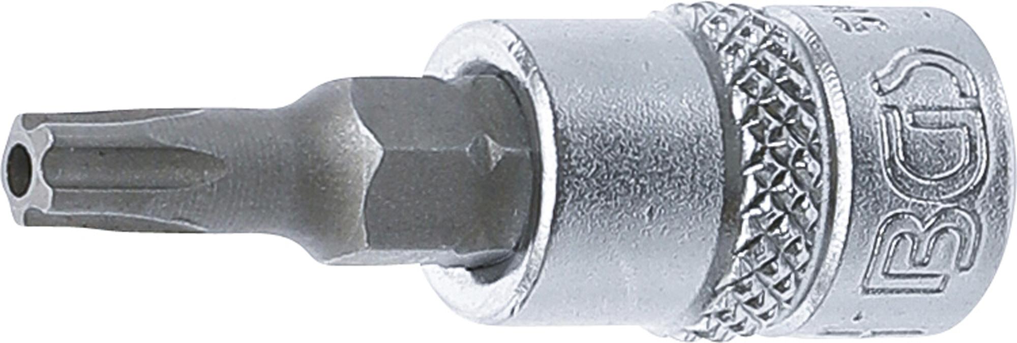 Antgalis įpresuotas į galvutę 5 kampų | 6.3 mm (1/4") | T-Star su skyle (Torx) TS25 (5184-TS25)