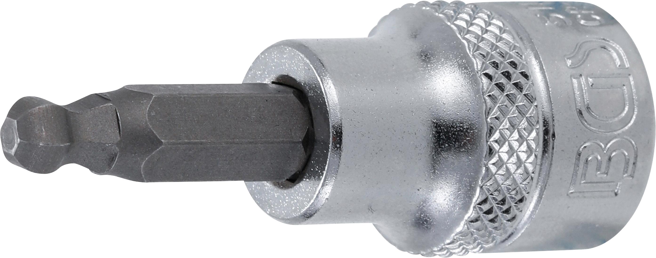 Antgalis įpresuotas į galvutę | 10 mm (3/8") | hex šešiakampis su šarnyru 5 mm (5112)