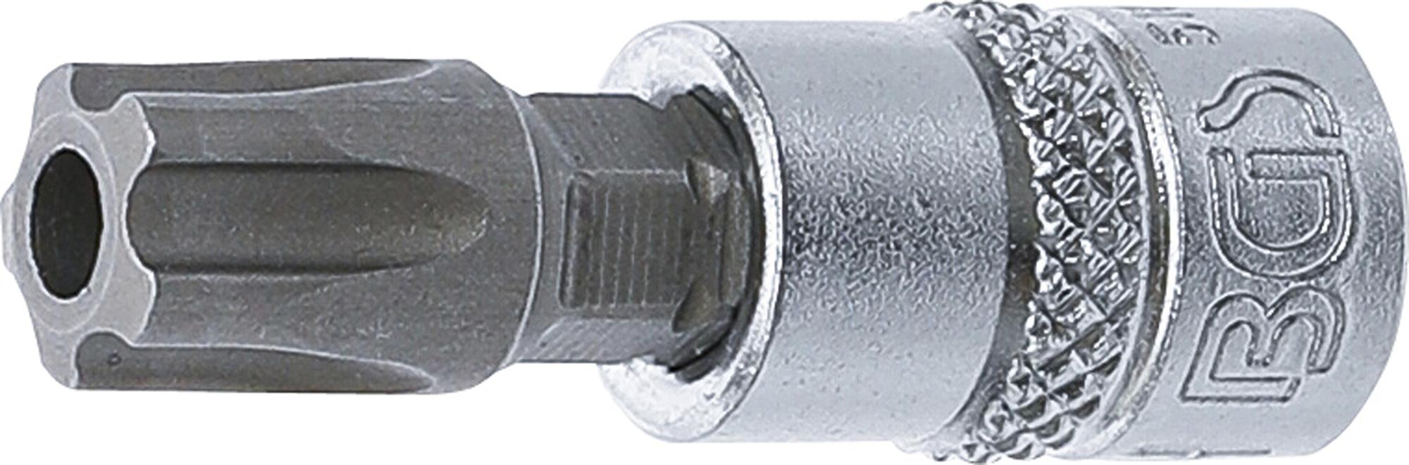 Antgalis įpresuotas į galvutę 5 kampų | 6.3 mm (1/4") | T-Star su skyle (Torx) TS50 (5184-TS50)