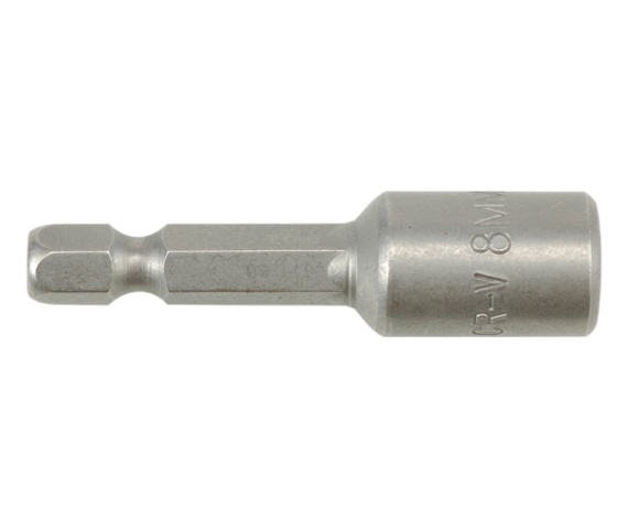 Antgalis - galvutė magnetinė CR-V, 1/4" 8x48 mm su pakuote (YT-1513)