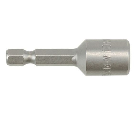 Antgalis - galvutė magnetinė CR-V, 1/4" 10x48 mm su pakuote (YT-1515)