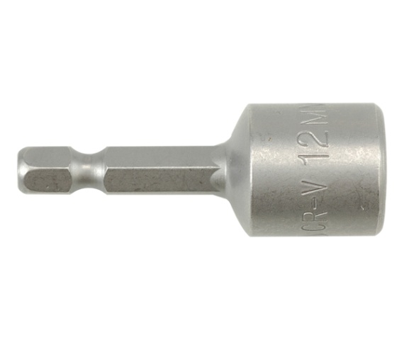 Antgalis - galvutė magnetinė CR-V, 1/4" 12x48 mm su pakuote (YT-1517)