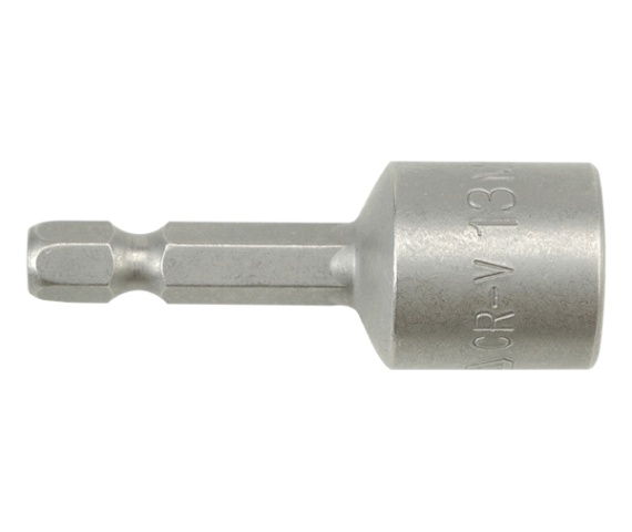 Antgalis - galvutė magnetinė CR-V, 1/4" 13x48 mm su pakuote (YT-1518)