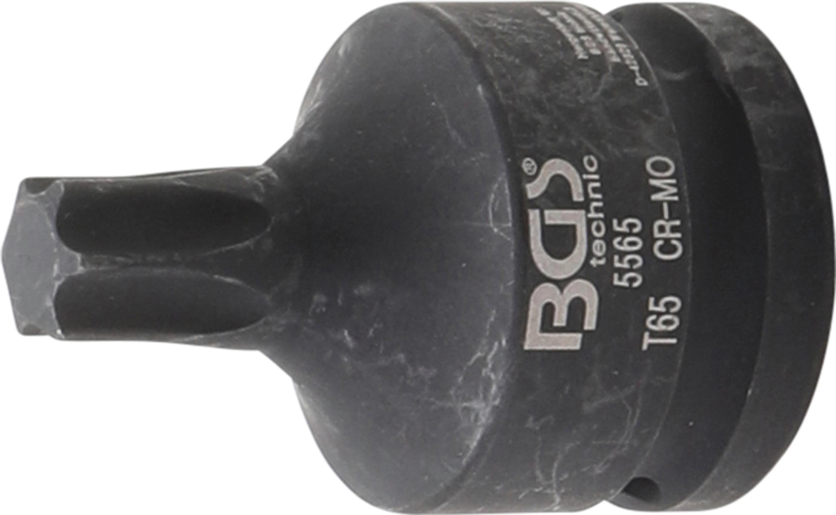 Antgalis smūginis | 20 mm (3/4") T-Star (Torx) T65 (5565)