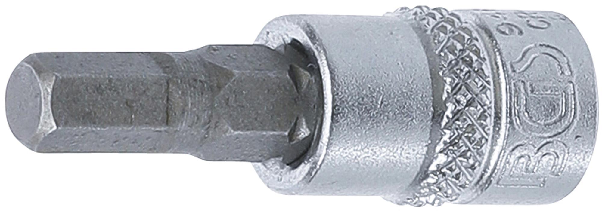Antgalis įpresuotas į galvutę | 6,3 mm (1/4") | hex šešiakampis 5.5 mm (9466)