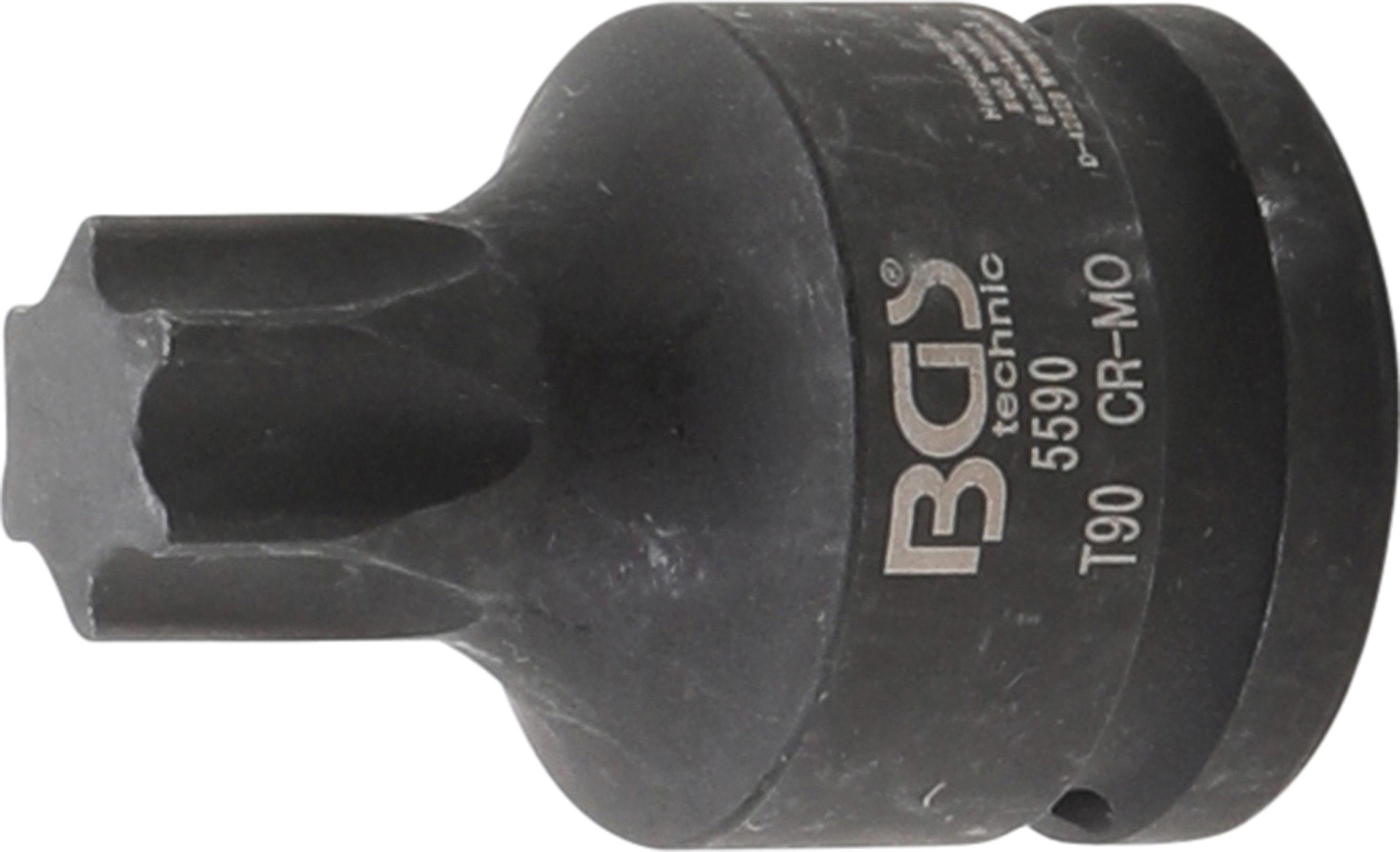 Antgalis smūginis | 20 mm (3/4") T-Star (Torx) T90 (5590)